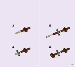 LEGO 41423 instructions page 43 – build guide