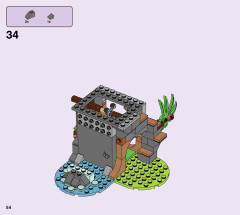 LEGO 41423 instructions page 54 – build guide