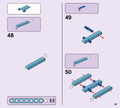 LEGO 41423 instructions page 69 – build guide