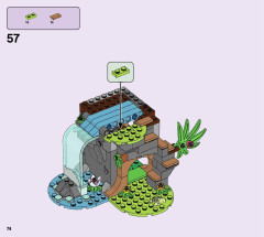 LEGO 41423 instructions page 74 – build guide