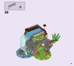 LEGO 41423 instructions page 75 – build guide