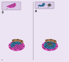 LEGO 41423 instructions page 8 – build guide