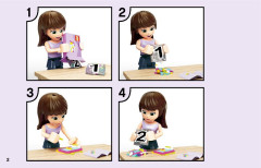 LEGO 41424 instructions page 2 – build guide