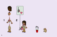 LEGO 41424 instructions page 6 – build guide