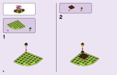 LEGO 41424 instructions page 8 – build guide