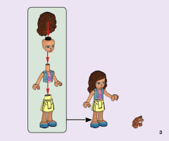 LEGO 41425 instructions page 3 – build guide