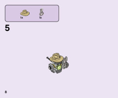 LEGO 41425 instructions page 8 – build guide