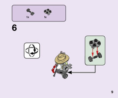 LEGO 41425 instructions page 9 – build guide