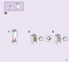 LEGO 41426 instructions page 43 – build guide