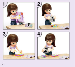 LEGO 41427 instructions page 2 – build guide