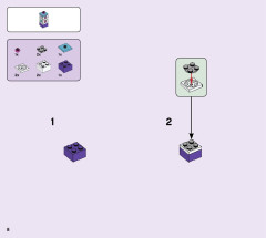 LEGO 41427 instructions page 8 – build guide
