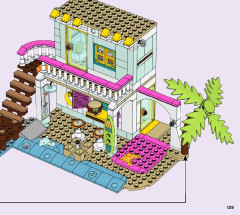 LEGO 41428 instructions page 129 – build guide