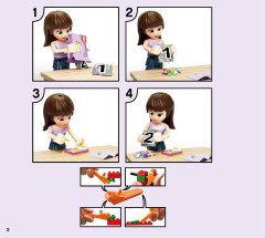 LEGO 41428 instructions page 2 – build guide