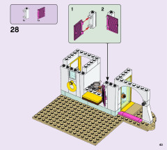 LEGO 41428 instructions page 43 – build guide