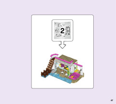 LEGO 41428 instructions page 47 – build guide