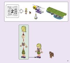 LEGO 41432 instructions page 3 – build guide