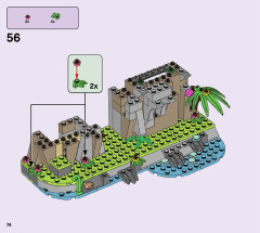 LEGO 41432 instructions page 74 – build guide