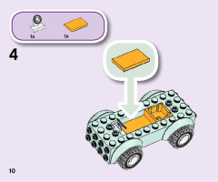 LEGO 41439 instructions page 10 – build guide