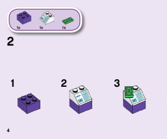 LEGO 41439 instructions page 4 – build guide