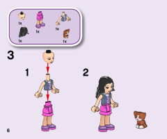 LEGO 41439 instructions page 6 – build guide