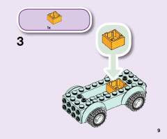 LEGO 41439 instructions page 9 – build guide