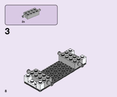 LEGO 41443 instructions page 8 – build guide