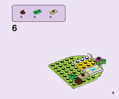 LEGO 41443 instructions page 9 – build guide
