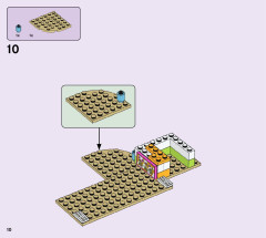 LEGO 41444 instructions page 10 – build guide