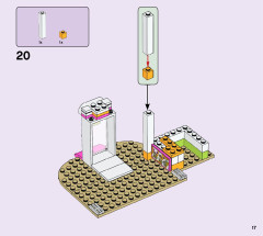 LEGO 41444 instructions page 17 – build guide