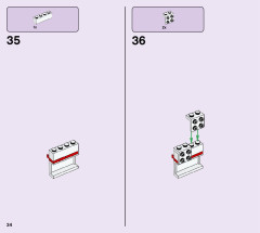 LEGO 41444 instructions page 34 – build guide