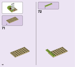LEGO 41444 instructions page 68 – build guide