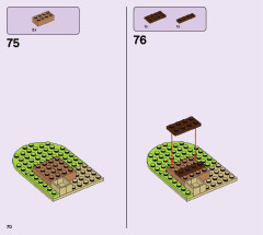 LEGO 41444 instructions page 70 – build guide