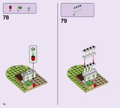 LEGO 41444 instructions page 72 – build guide