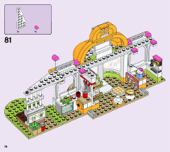 LEGO 41444 instructions page 74 – build guide