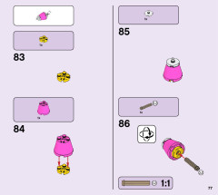 LEGO 41444 instructions page 77 – build guide