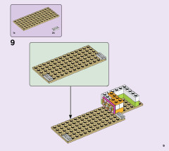 LEGO 41444 instructions page 9 – build guide