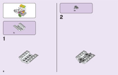LEGO 41444 instructions page 8 – build guide