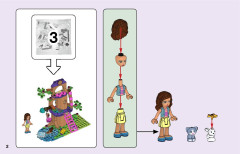 LEGO 41445 instructions page 2 – build guide