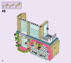 LEGO 41446 instructions page 62 – build guide
