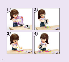 LEGO 41447 instructions page 2 – build guide