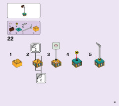 LEGO 41447 instructions page 21 – build guide