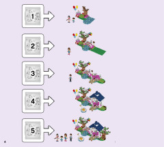 LEGO 41447 instructions page 4 – build guide