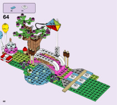 LEGO 41447 instructions page 62 – build guide