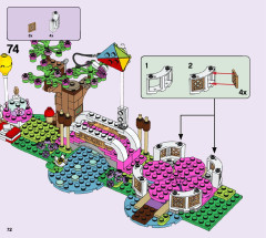 LEGO 41447 instructions page 72 – build guide