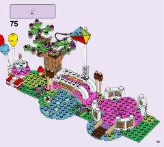 LEGO 41447 instructions page 73 – build guide