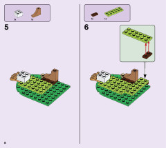 LEGO 41447 instructions page 8 – build guide