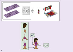 LEGO 41448 instructions page 6 – build guide