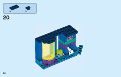 LEGO 41454 instructions page 34 – build guide