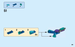 LEGO 41454 instructions page 69 – build guide