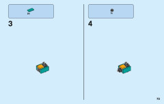 LEGO 41454 instructions page 73 – build guide